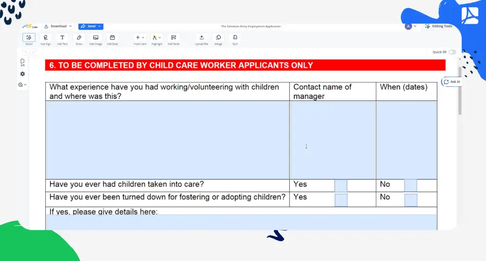 2-the-salvation-army-employment-application screenshot