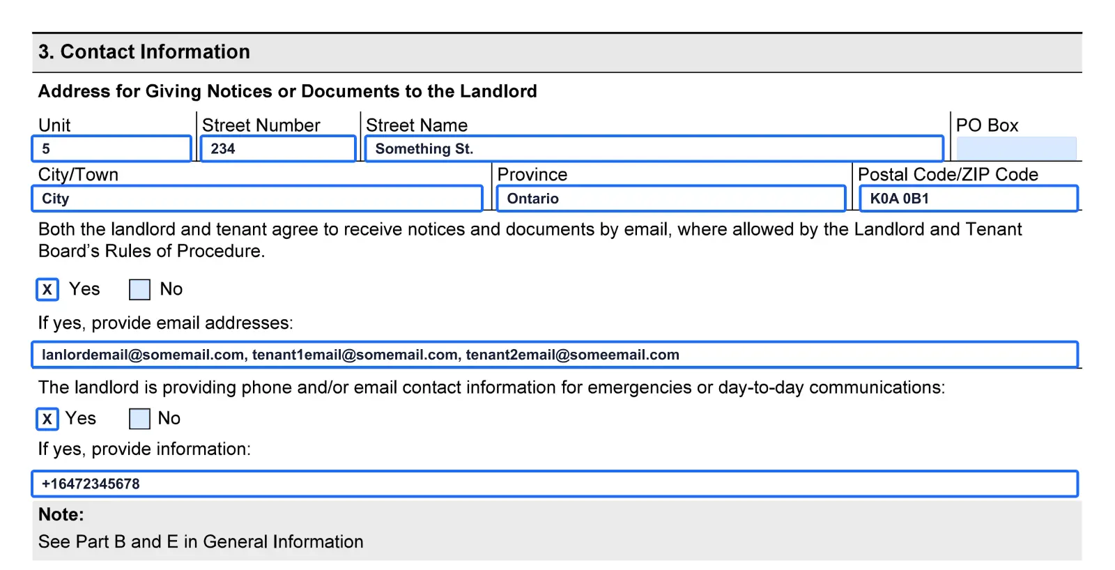 Ontario Standard Lease Guide Step 5