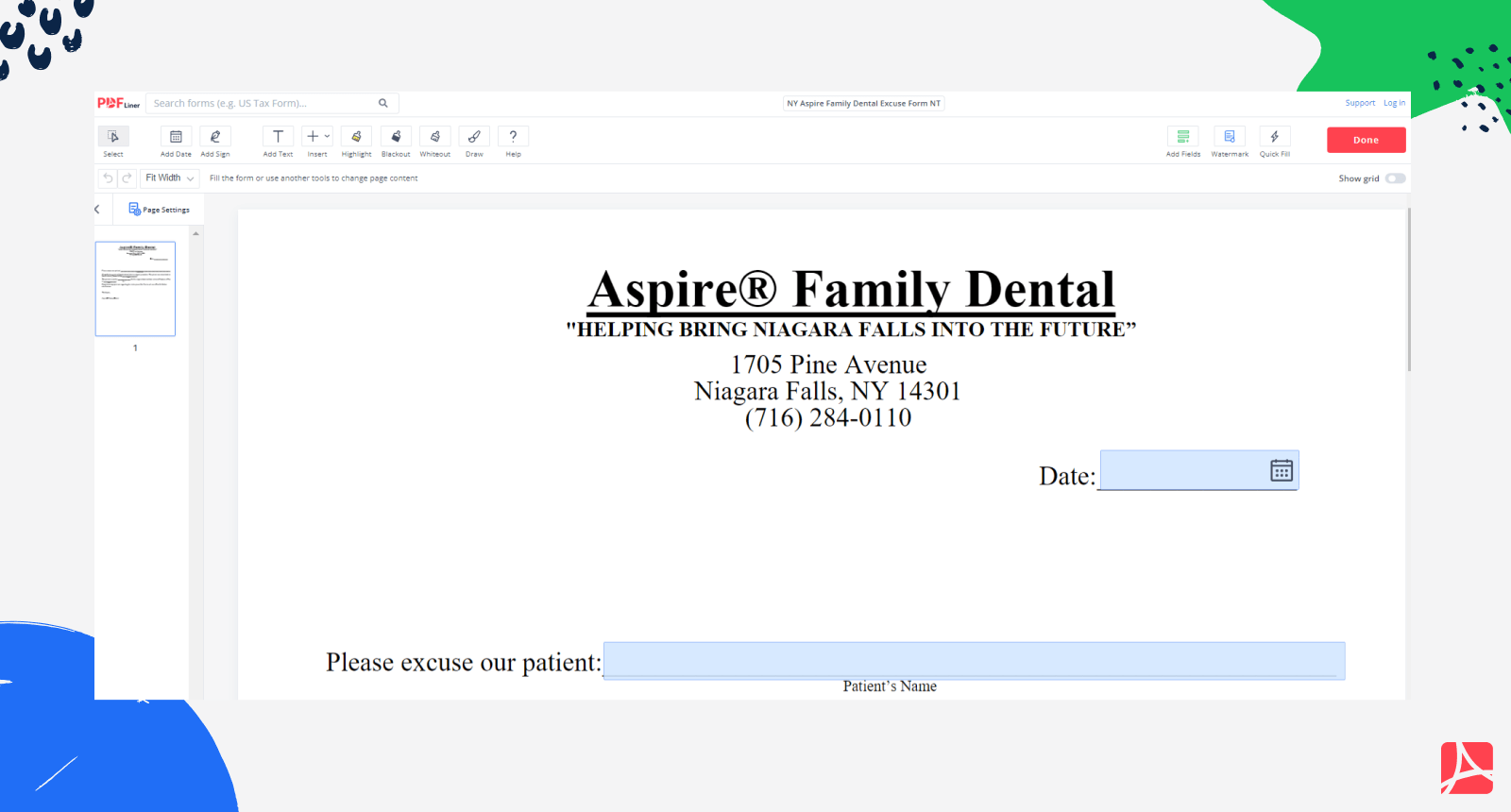 Aspire Family Dental Niagara Falls NY on PDFLiner