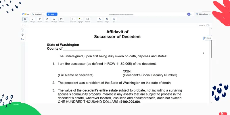 form-washington-state-transfer-on-death-deed