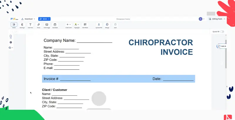 chiropractor-invoice-template