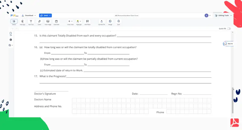 2- aig-personal-accident-claim-form screenshot