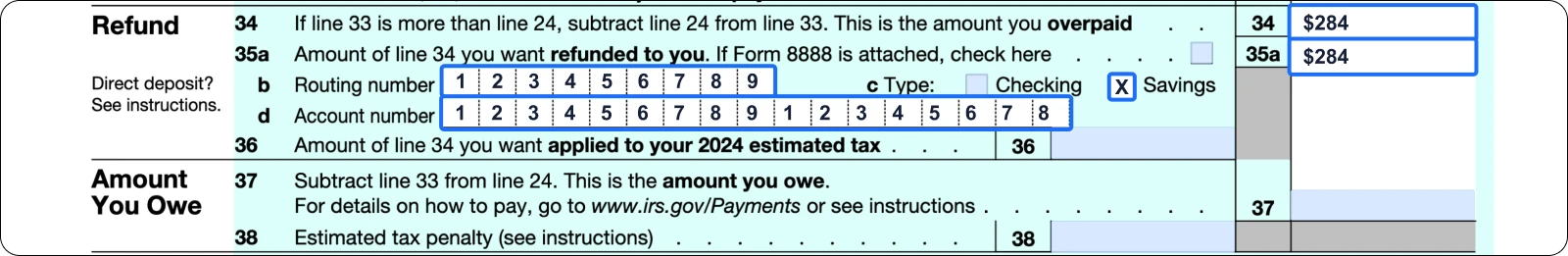 form filling out step 11