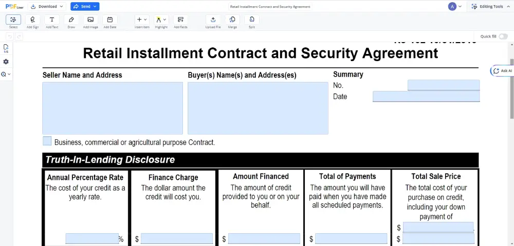 retail-installment-contract screenshot