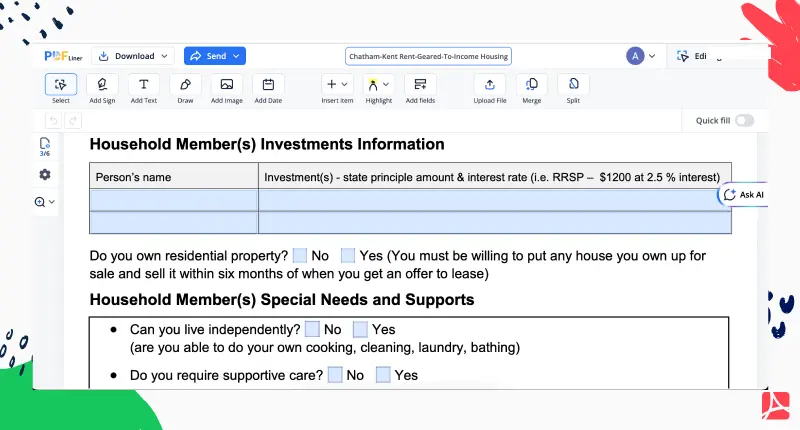 Chatham-Kent Rent-Geared-To-Income screenshot