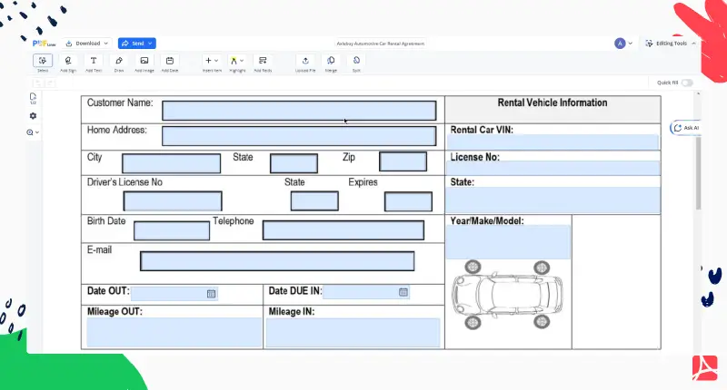 axleboy-automotive-car-rental-agreement screenshot