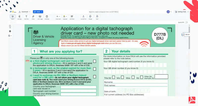 apply-for-a-digital-tachograph-driver-card-d777bdl screenshot