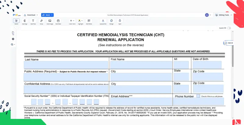 certified hemodialysis echnician