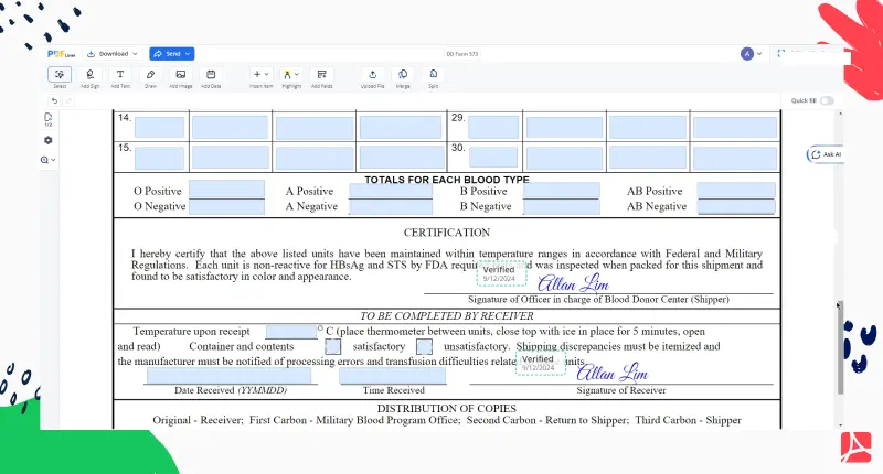 DD Form 573 (1) screenshot