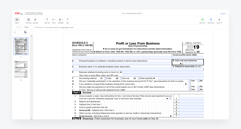 How to Sign Schedule C (Form 1040) : Complete Guide