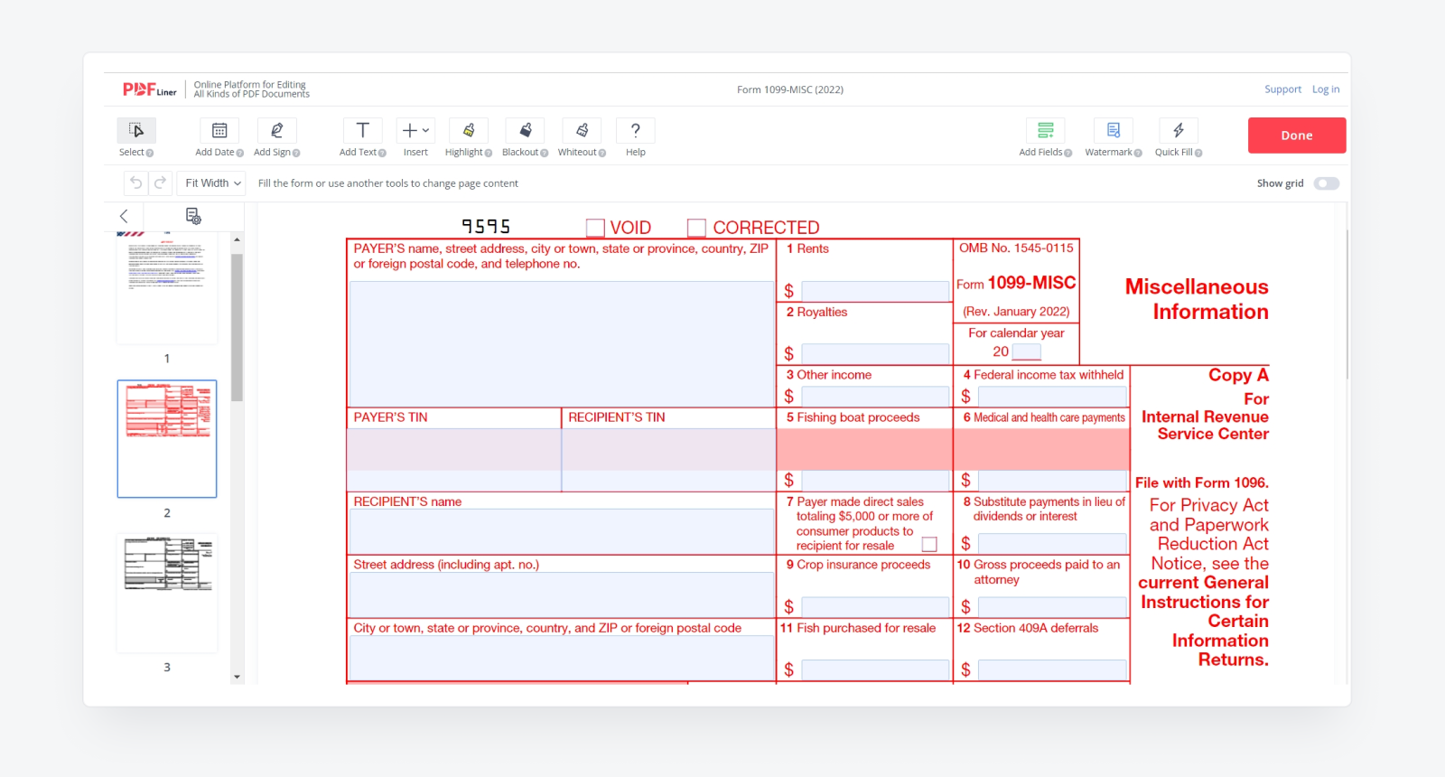 How To Get A 1099 Misc Form — Quick Guide 2511