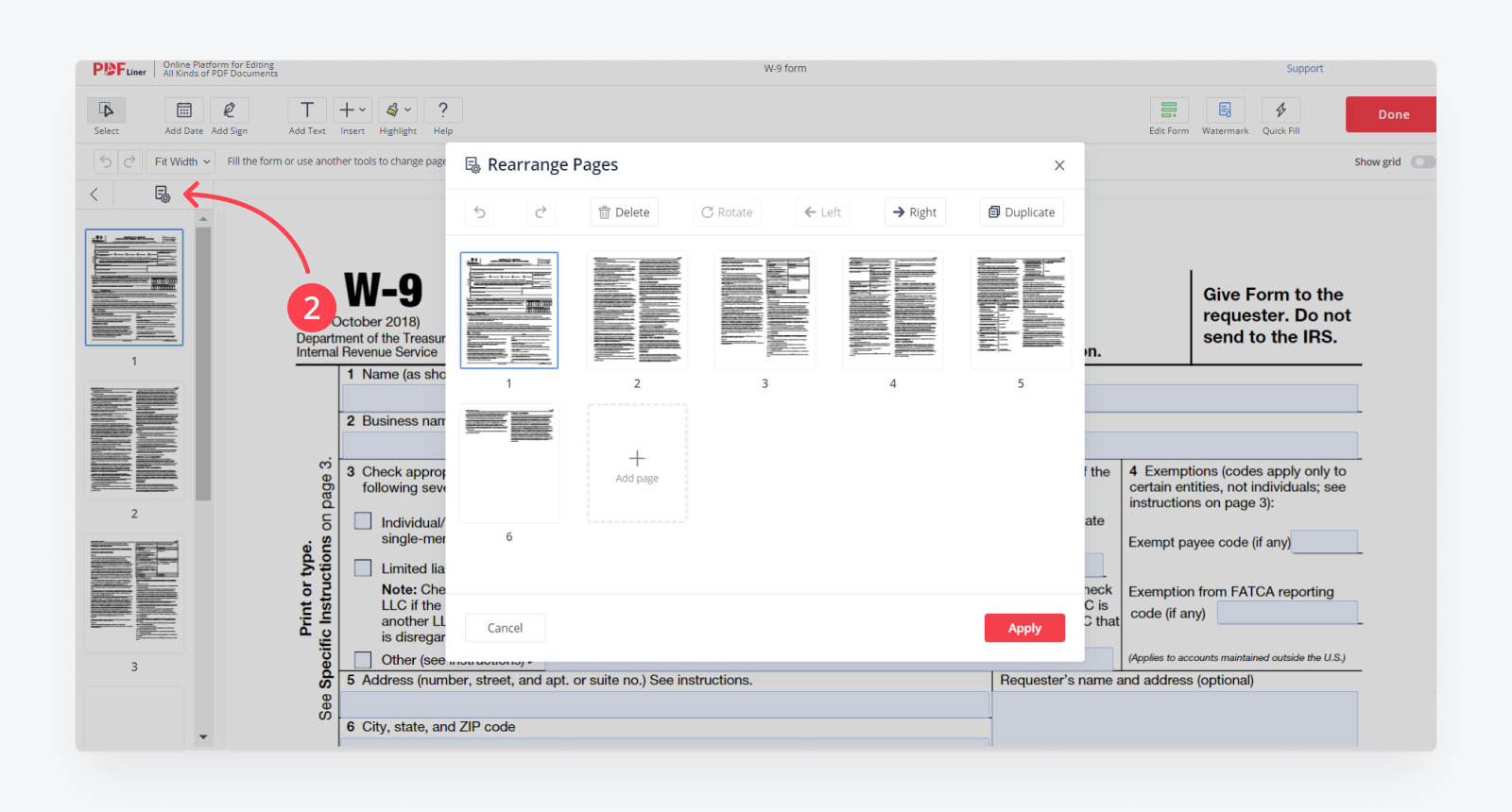 How To Rearrange PDF Pages Online