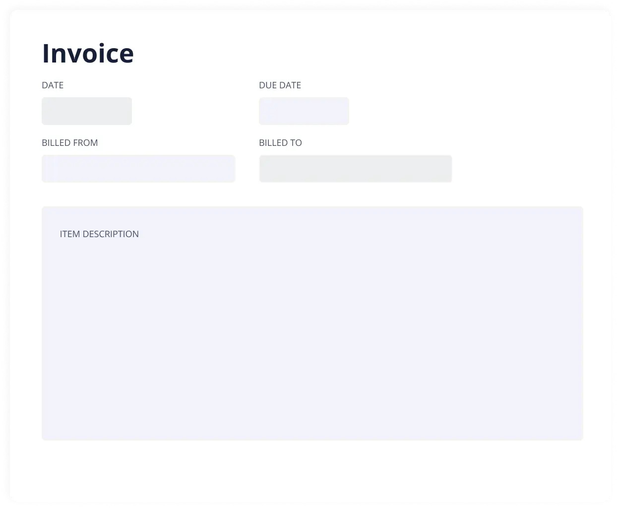 Invoice generator