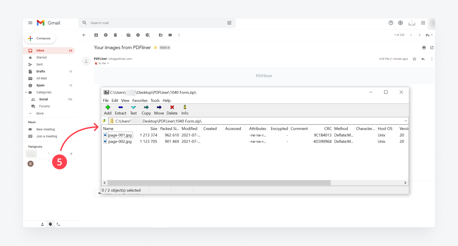 Downloads screenshot