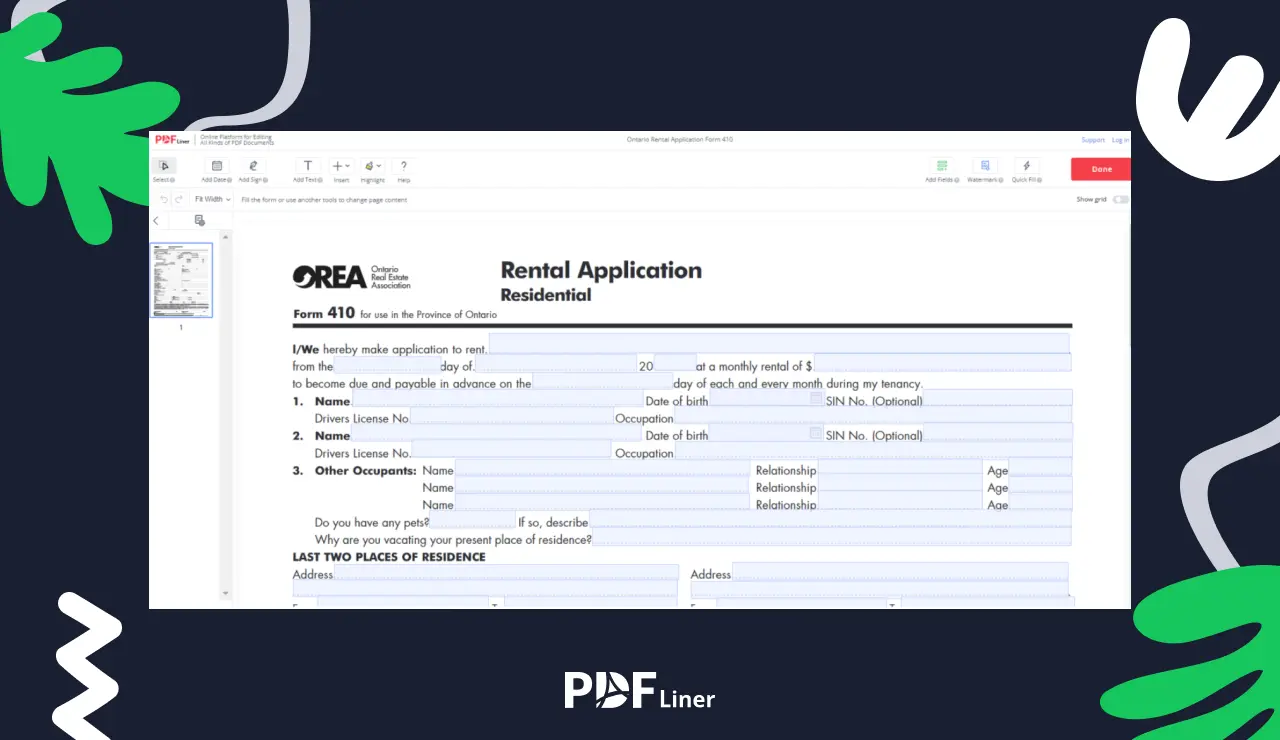 Detailed Guide on Ontario Rental Application Form