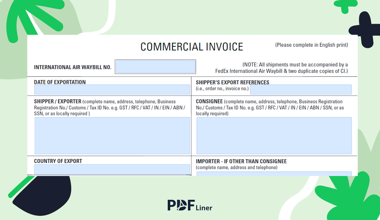 Simple Guide on How to Fill Out a Commercial Invoice - Image Preview