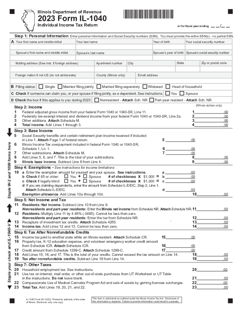 Form IL-1040