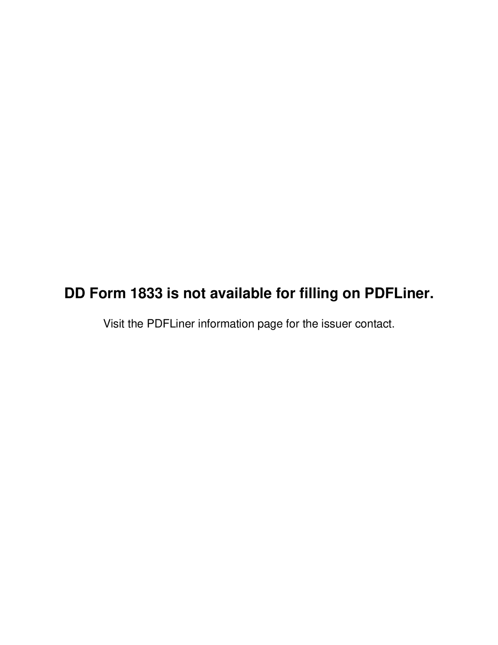 DD 1833 Form (ISOPREP) - Thumbnail