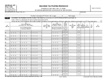 Form 1120 (Schedule UTP) - Thumbnail