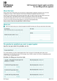 SA370 Appeal Form - Thumbnail