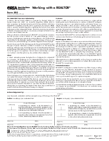 Form 810, Working with a REALTOR - Thumbnail