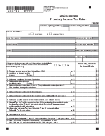 Colorado Fiduciary Income Tax Return - Thumbnail