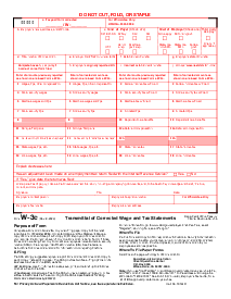 Form W-3C (2023) - Thumbnail