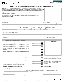 Form T2152 - Thumbnail