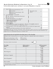 Standard Deduction Worksheet for Dependents (2023) - Thumbnail