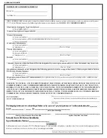 Notice of Commencement - Thumbnail