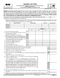 Form 4684 - Casualties and Thefts - Thumbnail