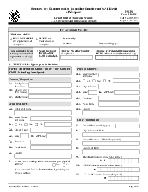 Form I-864W - Thumbnail