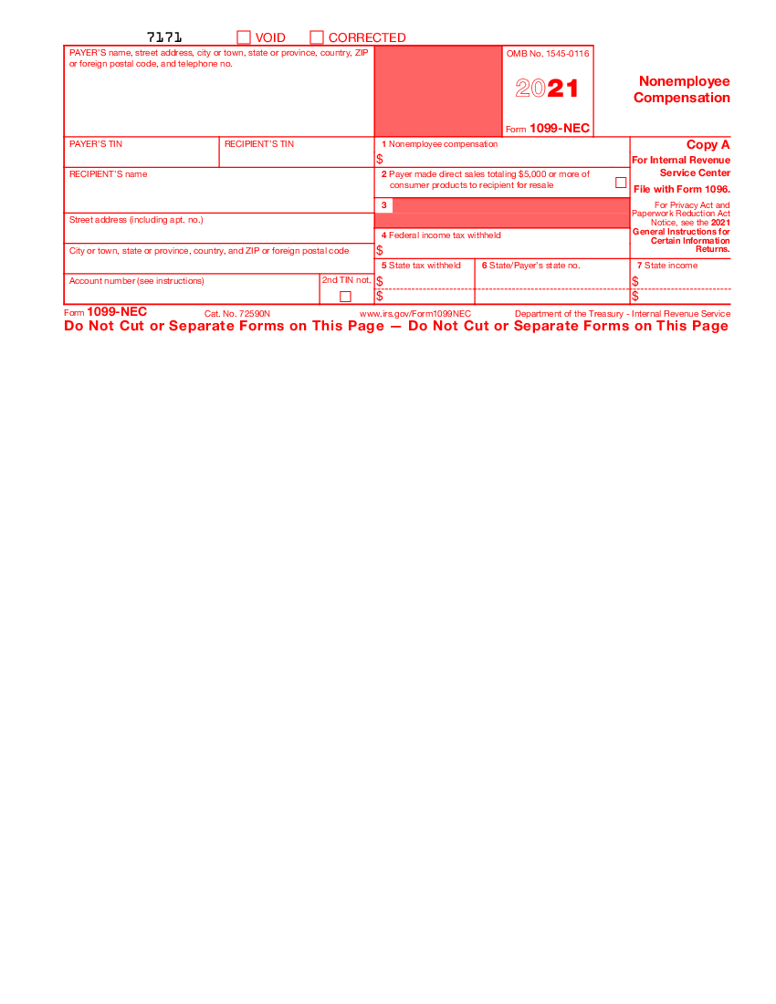 Form 1099-NEC (2021)