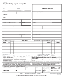 Straight bill of Lading - Thumbnail