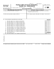 Form 1065 (Schedule M-3) - Thumbnail