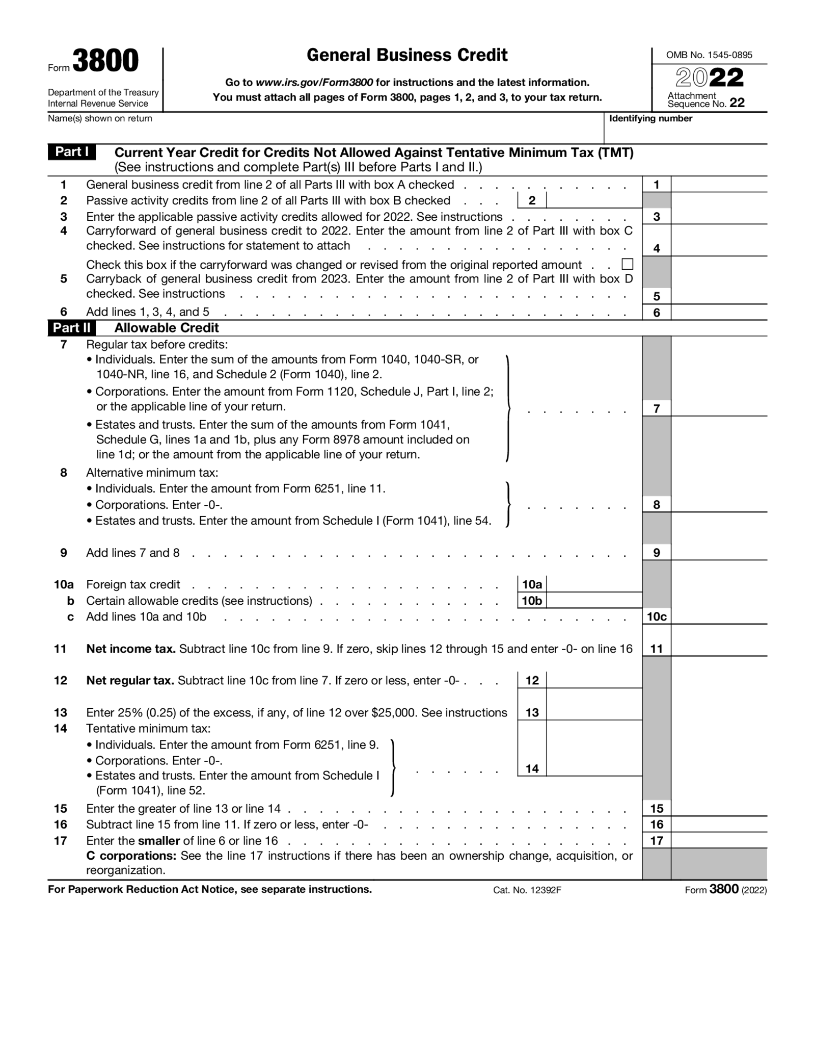 Form 3800 - Thumbnail