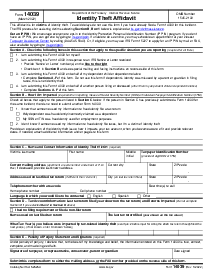 IRS Form 14039 - Thumbnail