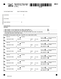 Maryland Form 502B - Thumbnail