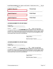 Missouri Commercial Lease Agreement - Thumbnail