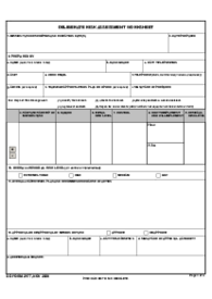 Form DD 2977, Deliberate Risk Assessment Worksheet - Thumbnail