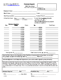 Fillable Mrci Timesheet - Thumbnail