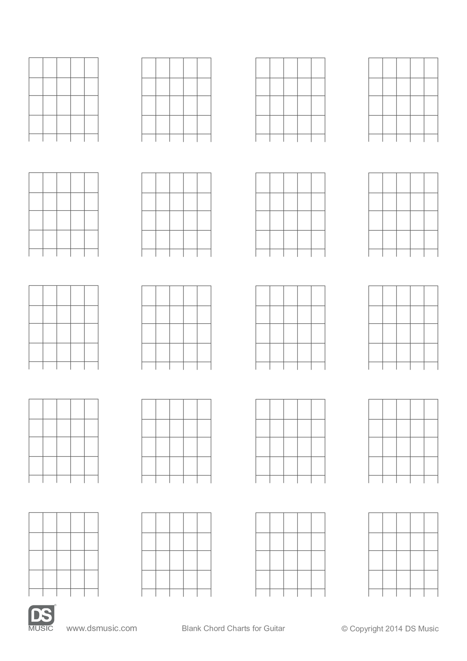 Guitar Chord Chart - Thumbnail