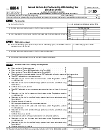 Form 8804 (2020) - Thumbnail