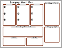 Camping Menu Template - Thumbnail