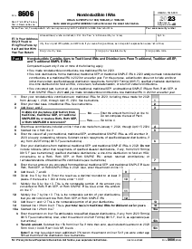 Form 8606 (2023) - Thumbnail