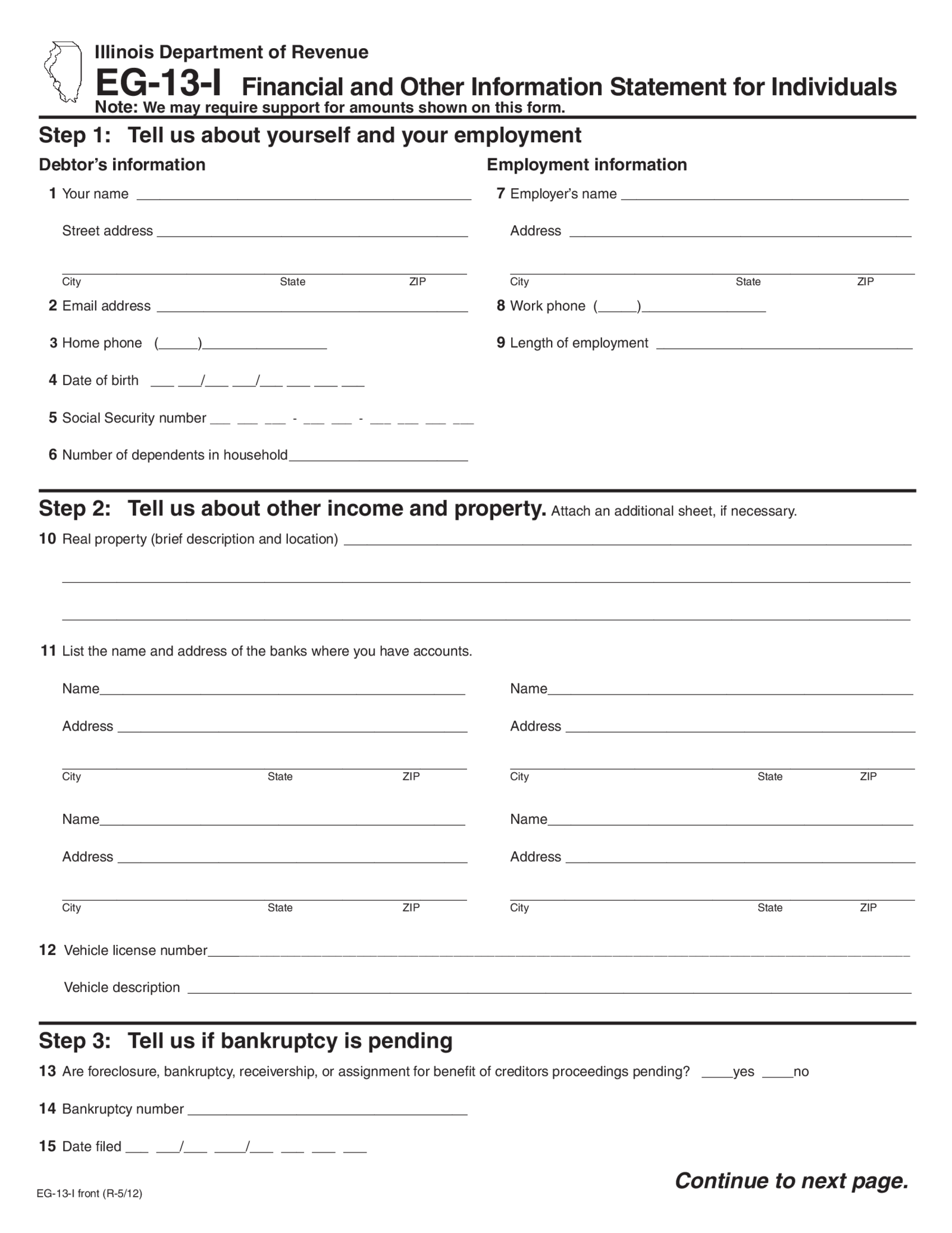 EG-13-I - Illinois Financial and Other Information Statement - Thumbnail