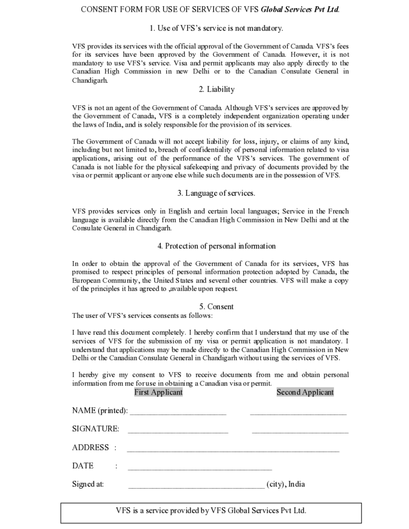 Vfs Consent Form Philippines