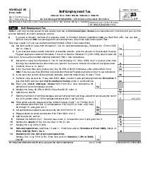 Picture of Form 1040 (Schedule SE) (2023)