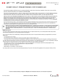 Fillable IMM 5760 E Document Checklist - Thumbnail