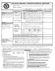 Mississippi Withholding Exemption Certificate - Thumbnail